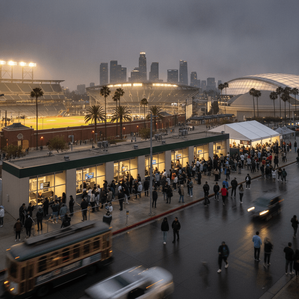5 Ways to Score Same‑Day Stadium & Arena Tickets in Los Angeles (Dodger, Crypto.com, SoFi, Hollywood Bowl) — Dec 2026